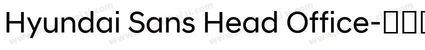 Hyundai Sans Head Office字体转换